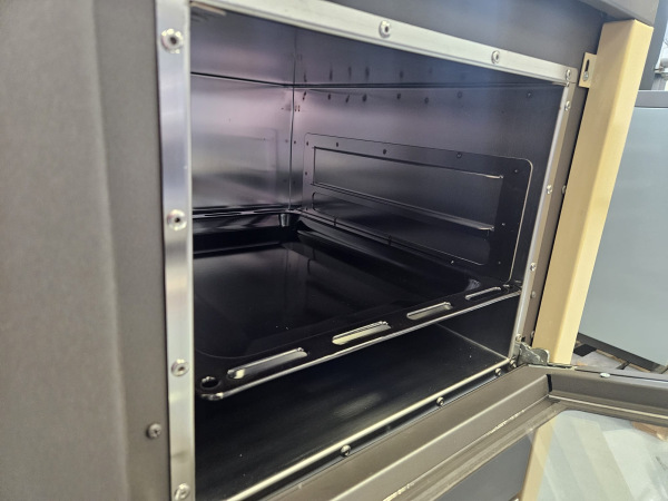 RUMELIA krémová sporák na pelety 9KW- teplovzdušné vykurovanie+rozvod 2