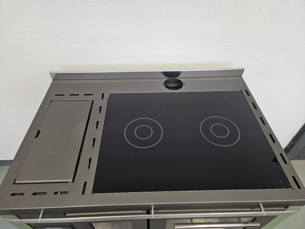 RUMELIA krémová sporák na pelety 9KW- teplovzdušné vykurovanie+rozvod 4