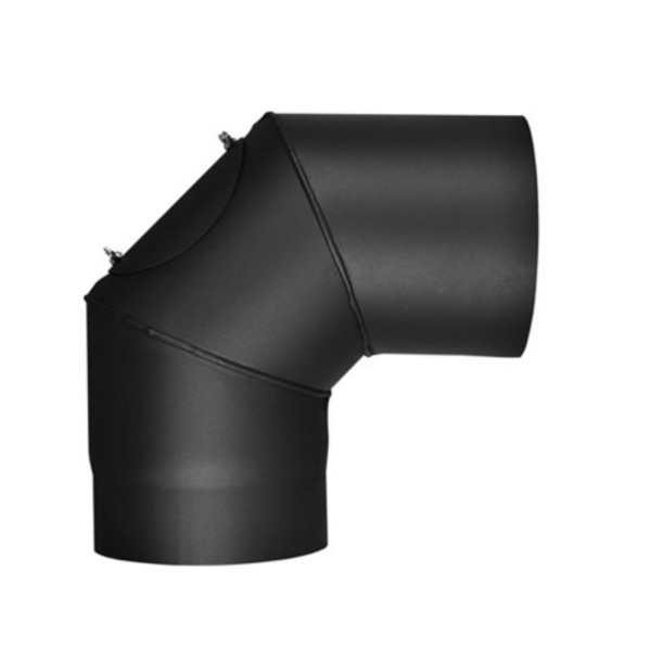 Koleno dymové hrubostenné 130/90/1,5mm čist.