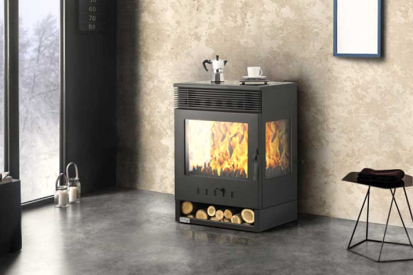 Kachle  TEBA TK12 s možnosťou varenia 10KW a ventilátorom