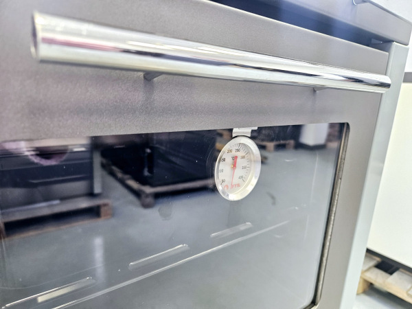 RUMELIA šedá sporák na pelety 9KW- teplovzdušné vykurovanie+rozvod 4