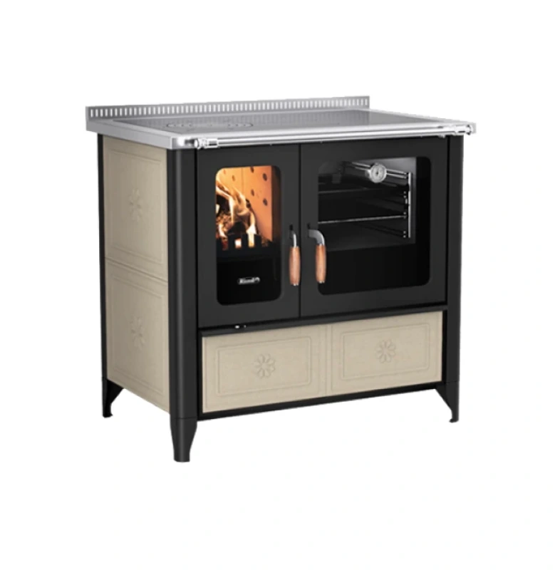 Kuchynský sporák na drevo Rizzoli N 94 Country piesková